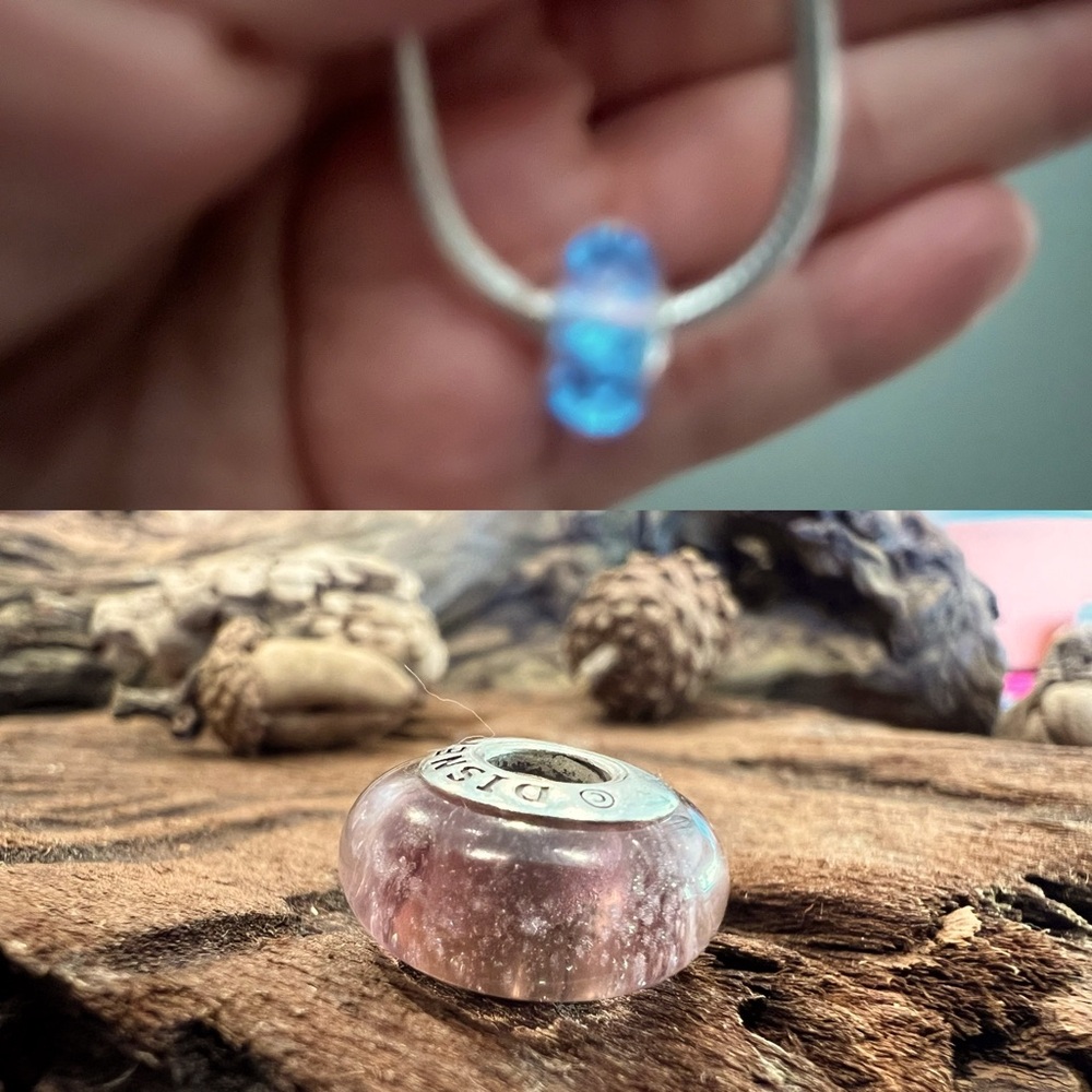 Authentic Pandora Glass Disney Rapunzel’s  Signature Color Purple Murano Charm